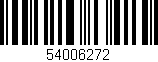 Código de barras (EAN, GTIN, SKU, ISBN): '54006272'