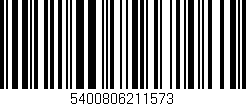 Código de barras (EAN, GTIN, SKU, ISBN): '5400806211573'