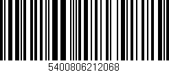 Código de barras (EAN, GTIN, SKU, ISBN): '5400806212068'