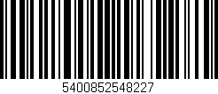 Código de barras (EAN, GTIN, SKU, ISBN): '5400852548227'