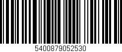 Código de barras (EAN, GTIN, SKU, ISBN): '5400879052530'
