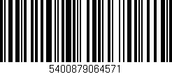 Código de barras (EAN, GTIN, SKU, ISBN): '5400879064571'