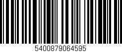 Código de barras (EAN, GTIN, SKU, ISBN): '5400879064595'