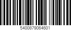 Código de barras (EAN, GTIN, SKU, ISBN): '5400879064601'