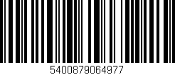 Código de barras (EAN, GTIN, SKU, ISBN): '5400879064977'