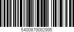 Código de barras (EAN, GTIN, SKU, ISBN): '5400879082995'