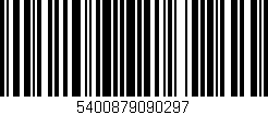 Código de barras (EAN, GTIN, SKU, ISBN): '5400879090297'