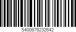 Código de barras (EAN, GTIN, SKU, ISBN): '5400879232642'