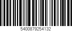 Código de barras (EAN, GTIN, SKU, ISBN): '5400879254132'
