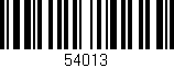 Código de barras (EAN, GTIN, SKU, ISBN): '54013'