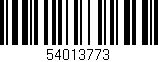 Código de barras (EAN, GTIN, SKU, ISBN): '54013773'