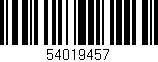 Código de barras (EAN, GTIN, SKU, ISBN): '54019457'