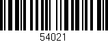 Código de barras (EAN, GTIN, SKU, ISBN): '54021'
