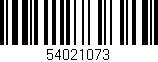 Código de barras (EAN, GTIN, SKU, ISBN): '54021073'