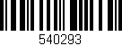 Código de barras (EAN, GTIN, SKU, ISBN): '540293'