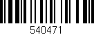 Código de barras (EAN, GTIN, SKU, ISBN): '540471'
