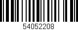 Código de barras (EAN, GTIN, SKU, ISBN): '54052208'