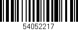 Código de barras (EAN, GTIN, SKU, ISBN): '54052217'