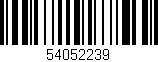 Código de barras (EAN, GTIN, SKU, ISBN): '54052239'