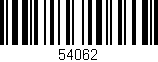 Código de barras (EAN, GTIN, SKU, ISBN): '54062'