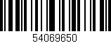 Código de barras (EAN, GTIN, SKU, ISBN): '54069650'