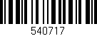 Código de barras (EAN, GTIN, SKU, ISBN): '540717'