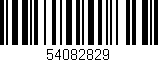 Código de barras (EAN, GTIN, SKU, ISBN): '54082829'