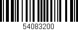 Código de barras (EAN, GTIN, SKU, ISBN): '54083200'
