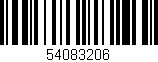 Código de barras (EAN, GTIN, SKU, ISBN): '54083206'