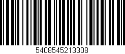 Código de barras (EAN, GTIN, SKU, ISBN): '5408545213308'
