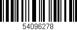 Código de barras (EAN, GTIN, SKU, ISBN): '54096278'