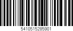 Código de barras (EAN, GTIN, SKU, ISBN): '5410515285901'