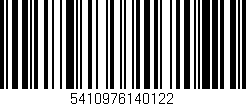 Código de barras (EAN, GTIN, SKU, ISBN): '5410976140122'