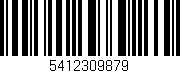 Código de barras (EAN, GTIN, SKU, ISBN): '5412309879'