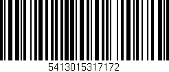 Código de barras (EAN, GTIN, SKU, ISBN): '5413015317172'