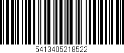 Código de barras (EAN, GTIN, SKU, ISBN): '5413405218522'