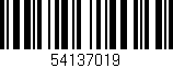 Código de barras (EAN, GTIN, SKU, ISBN): '54137019'