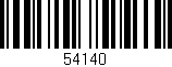 Código de barras (EAN, GTIN, SKU, ISBN): '54140'