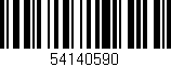 Código de barras (EAN, GTIN, SKU, ISBN): '54140590'