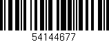 Código de barras (EAN, GTIN, SKU, ISBN): '54144677'