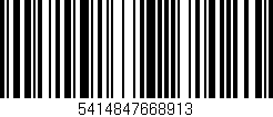 Código de barras (EAN, GTIN, SKU, ISBN): '5414847668913'