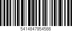 Código de barras (EAN, GTIN, SKU, ISBN): '5414847954566'