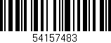 Código de barras (EAN, GTIN, SKU, ISBN): '54157483'