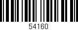 Código de barras (EAN, GTIN, SKU, ISBN): '54160'