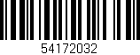 Código de barras (EAN, GTIN, SKU, ISBN): '54172032'