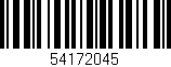 Código de barras (EAN, GTIN, SKU, ISBN): '54172045'