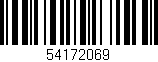 Código de barras (EAN, GTIN, SKU, ISBN): '54172069'