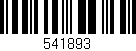 Código de barras (EAN, GTIN, SKU, ISBN): '541893'