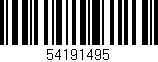 Código de barras (EAN, GTIN, SKU, ISBN): '54191495'