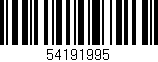 Código de barras (EAN, GTIN, SKU, ISBN): '54191995'